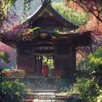 「神聖な空間を創出する」 – 神社建築における配置と空間構成